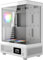 GAMDIAS Atlas E1 WH Gaming ATX Mid Tower - Funda para computadora de computadora de Torre Media, Monitor Personalizado con Software, 3 Ventiladores ARGB de 120 mm (2 Reverso), Pantalla panorámica de