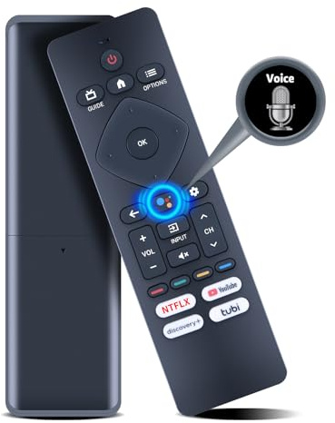 PZL URMT26CND002 Replacement Voice Remote Control for Philips Google TV 65PUL7672/F7 55PUL7672/F7 55PUL7552/F7 50PUL7552/F7 643PUL7652/F7 65PUL7552 50PUL7672/F7 75PUL7552/F7 5PUL7552/F7 43PUL7672/F7