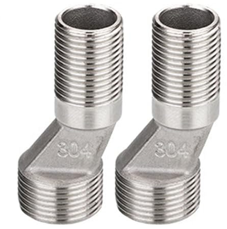 Stahl-Wasserhahn-Verlängerungsadapter, Sanitär-Adapter, Exzenter-Rohradapter, einfache Installation für Wandbefestigung