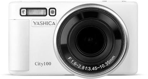 YASHICA City100 Fotocamera digitale bianca