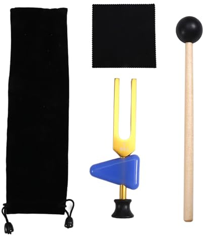 Pqahffowr - Juego de Diapasones F 963HZ, Diapason para curar chakras, mantener el cuerpo, el y el en armonía