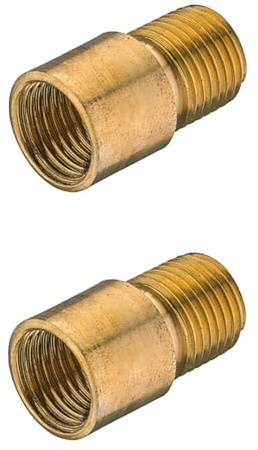 cyclingcolors 2x Türspion-Verlängerung, Messing, Durchmesser: 14 mm