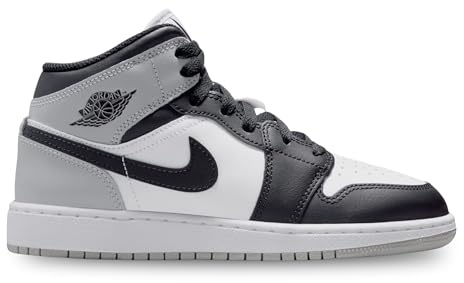 Nike Scarpe Air Jordan 1 Mid (GS) Codice DQ8423-101 Bianco Ragazzi