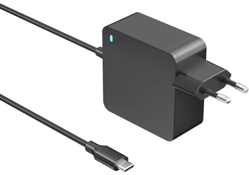 Superer 65W Tipo USB-C Cargador Compatible con ASUS Chromebook BR1402 C434T | BR1402CGA C523N BU403 BU404 BX363 BX371 BX425 C223 C423 Portátil Cargador