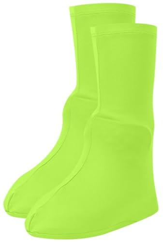 Återanvändbara Vattentäta Skoöverdrag, Halkfriktionssäkra Höga Snöstövlar Galoscher Skoöverdrag For Utomhuscykling Camping Fiske Snö Regnskydd(Green,S)