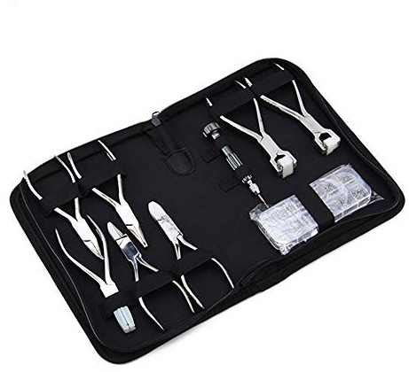 Glasögon Pliers set, glasögon reparationsset skruvlåda 7 olika förluster skruvdriver ögonglas butik användning av Dhoptical