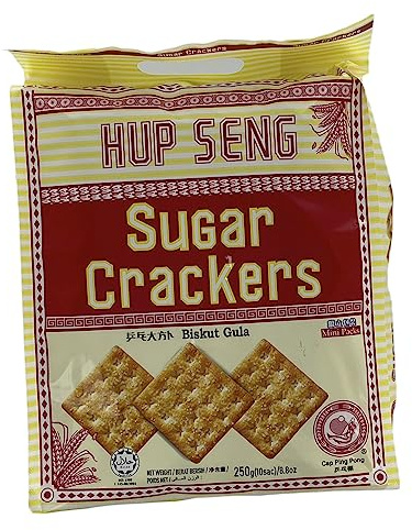 Hup Seng Sugar Crackers 250g (628MART) (1 Pack)