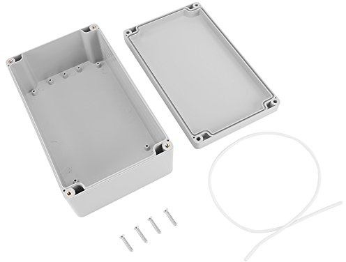 Keenso Elektrische Gehäusekasten IP65 wasserdichte Anschlussdosen Kabelverbinder, ABS-Kunststoff Elektrische Anschlussdosen Outdoor Projekt Box Gehäuse Instrumentenkoffer(200 * 120 * 75mm)