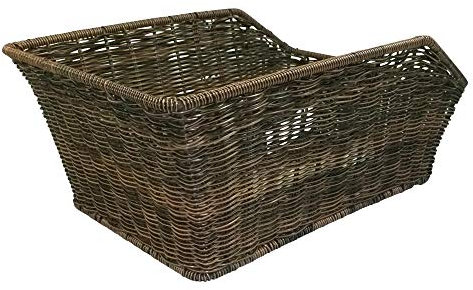 Fahrradkorb hinten XL Gepäckträgerkorb - Red Loon für Fahrrad Gepäckträger - Fahrrad Korb hinten im Rattanlook - Fahrradkorb hinten Schulranzen Taschenkorb