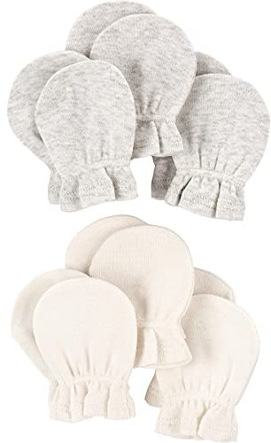 Simple Joys by Carter's Unisex Baby Baby-Fäustlinge, 6er-Pack, Crème Heide, 0-3 Monate