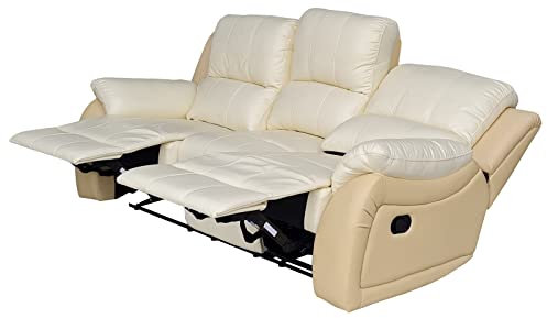 Mapo Möbel Voll-Leder Fernsehsofa Relaxsofa 3-Sitzer 5129-3-2119-317