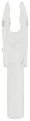 Bohning F Nock - .166 Shafts (4mm, VAP, Nano, Micro), 12 Pack, Clear