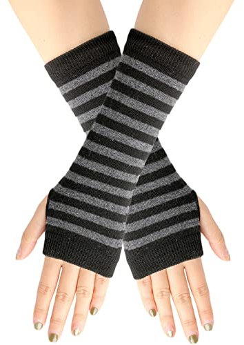 Fingerlose Armstulpen Feinstrick Pluswärmer Handstulpen Winter Armstulpen Fingerlose Armstulpen Länge Ärmel Lange Stricken Armstulpe Fingerlose Handschuhe