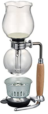 JITEM Kaffeemaschine Siphon Kaffeemaschine Manueller Japanischer Stil Vakuum Glas Siphon Topf Perkolatoren 2 Tassen Glas Tischplatte Siphon Kaffeemaschine für Kaffee oder Tee