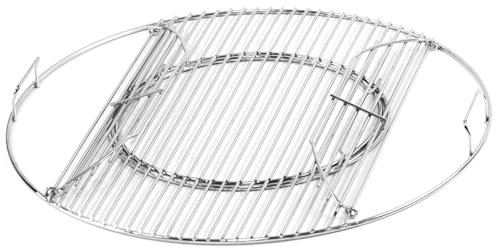 54,6cm Oberer Kochrost für Weber 57cm Holzkohlegrills, Gourmet System 57cm Kugelgrill, One-Touch, Performer, Bar-B-Kettle and Master-Touch, 8835 Rund Grillroste Grillrostersatzteil