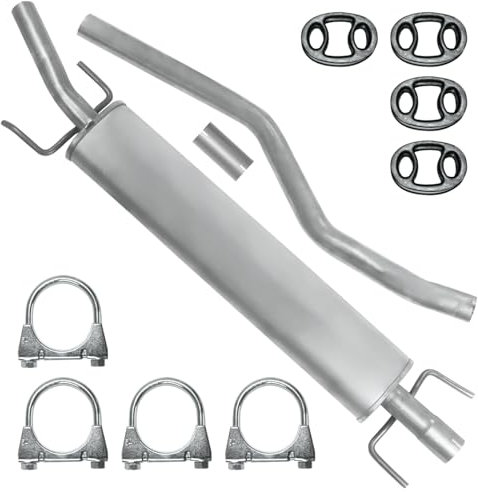 Polmo Schalldämpferset Auspuff Mitteltopf für Opel Astra 3 III H 2004-04/2014 1.6 1.8