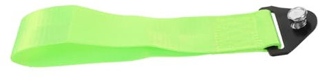 DRESSOOS Modifiziertes Abschleppseil Abschleppgurt Mit Haken Auto-stoßstangengurt Abschleppgurt- Auto-abschleppgurt Autozubehör ATV-abschleppgurt Schrauben Light Green Kopf Aus Metall