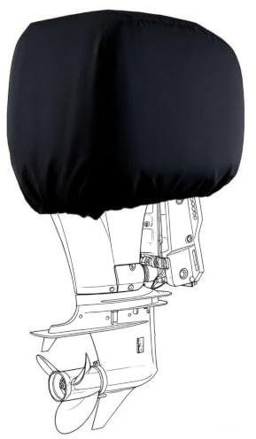 Boat Marine Outboard Engine Cover for Mercury Yamaha Honda 150 175 200 225 250 HP Heavy Duty Hood Motor Cowling Lightweight Protector