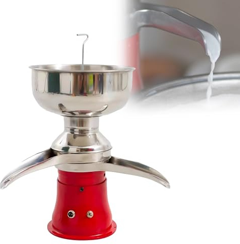 SHAHRYAR Séparateur De Lait Électrique,Centrifugeuse De Lait en Acier Inoxydable,Acier Inoxydable 304,9800-11000 TR/Min,30 W,Convient pour Séparer La Crème Et Le Lait Écrémé