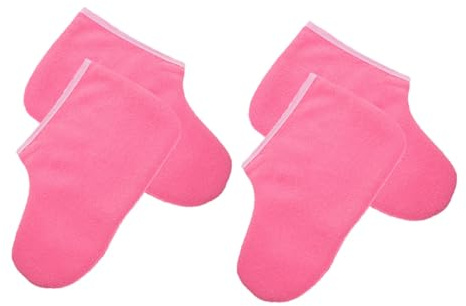 FIXOSHEE 2 paires Paraffine Réutilisables pour Soin des Doublure Isolante pour Bain de Cire Hydratant et Protection Callosités Lot pour Pédicure Professionnelle et Soin Maison