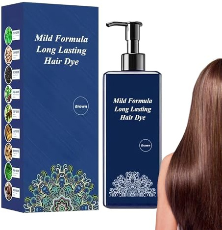 Teinture Capillaire Crème Couvrante pour Cheveux Gris