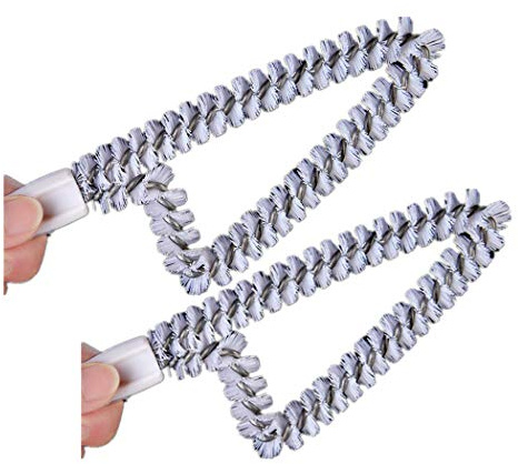 Fenster Reinigungsbürste Schiebetür Track Bürsten Fensterreiniger Pinsel 2 PACK