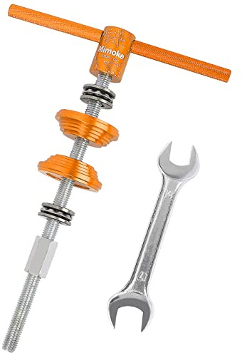 Mimoke Attrezzo Pressione per Bicicletta Serie sterzo, Attrezzi l'installazione per Movimento Centrale per BB73 BB86 BB30 BB91 BB92 PF30 (Arancia)