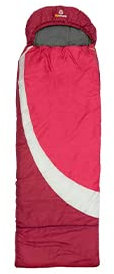 outdoorer mitwachsender Kinderschlafsack DreamSurfer - der Schlafsack für Kinder und Jugendliche in Blau, Pink oder Grün (pink/grau)