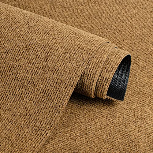 ANRO Fußmatte Schmutzfangmatte Türmatte Outdoor Fußabstreifer Türvorleger rutschfest Fussmatte Sauberlaufmatte Eingangsmatte Innen Außen Jumbo Kokosfarbe 120x100cm