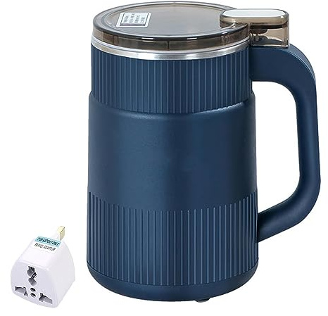 Sentechx Petite machine de broyage de poudre domestique, moulin à épices électrique, broyeur de poudre multifonctionnel en acier inoxydable pour herbes, épices, grains de café, noix, grains (Bleu)