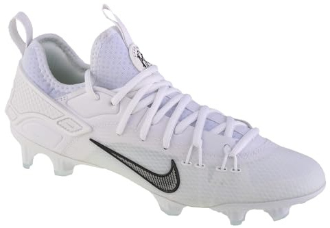 Nike Huarache 9 Elite Low Lacrosse Tacchetti Uomo, Bianco, 9