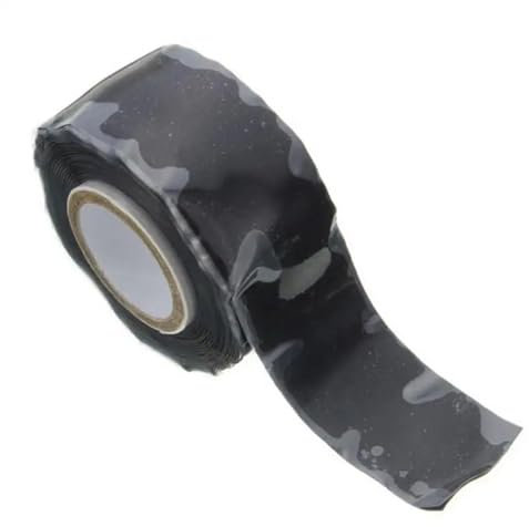 Dichtungsband 150/300 cm Dichtung Reparatur Band Rohr Reparatur Band Patch wasserdichte Stop Leck Klebeband for Badezimmer Küche Wasser Rohr (Color : Black, Size : 3METERS_2.5CM)