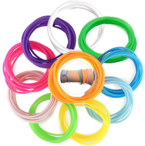 WKRTDY Bracelets en silicone lumineux, anti-stress, colorés, fudge et motivants inspirés des années 80 - lot de 30 - pour Halloween, Noël, disco, adultes et enfants - Couleur aléatoire au choix