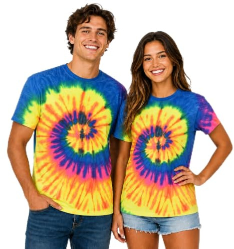 Unisex batik hippie-t-shirt – 100 % bomull, unika mönster, storlekar S–5XL | Festival outfit | 45+ handfärgad design | batik t-shirt | slips dye färgglad hippie skjorta | kvinnor män kläder | yoga