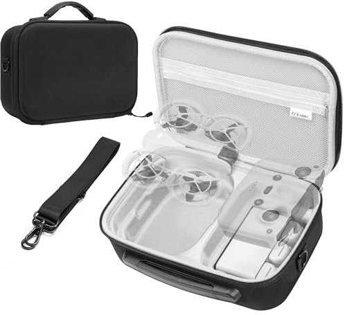 FPVtosky Funda de Transporte para DJI NEO - Bolsa de Almacenamiento Portátil para Drone y Accesorios, Negro, Compatible con Neo Fly More Combo