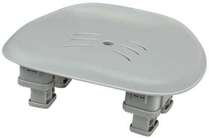 Spa Booster Stool for Hot Tub Shower Anti Slip Foot Rest and Bath Stool for Hotel and Apartment Use Gray Color