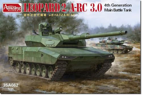 Amusing Hobby 35A062 Leopard 2 A-RC 3.0 4 Generation Main Battle Tank Maßstab 1:35 Modellbau Plastikbausatz