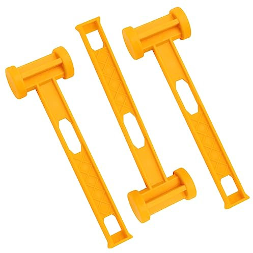 Toyvian 3stücke Leichtes Praktisches Camping-Mallet Outdoor Hammer Für Zeltheringe Robuster Pe-Kopf Ergonomischer Griff Für Vibrationsarmes Einschlagen Für Wandern Und Zelten