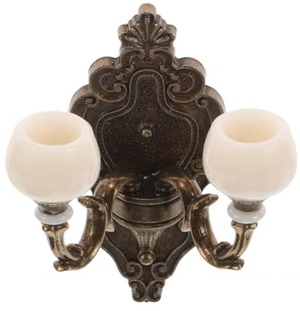 Warmhm Miniatur-puppenhauslampe Mit Wandleuchte Miniatur-lichterketten Für Puppenhaus Miniaturlampe Mini-bastelbedarf Miniaturspielzeug Miniatur-szenendekor Miniaturlichter Für