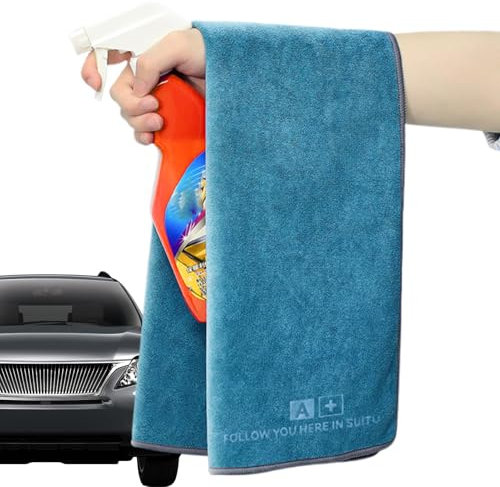 Generisch Paño de secado de microfibra para coche, abrillantador y paño de cuidado, paño de microfibra multifuncional de secado rápido para el hogar, detalles y cuidado del vehículo
