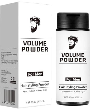 Polvere per styling – 15 g di polvere volumizzante | leggero radicale con forte e naturale pienezza per uomini e adulti