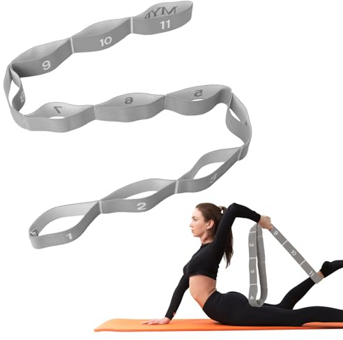AiQInu Bande Elastique Musculation,11 Niveaux de Forces, Sport Bande de Résistance Bande Elastique Fitness pour Entraînement Gym Fitness Pilates Yoga