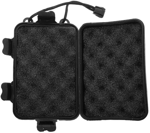 DINHEAROM Boîte de Rangement pour Pointes de Flèches de Plein Air, Étui Compact en Polyéthylène Rembourrage Protecteur, Taille Moyenne pour 9 Pointes, Organisateur Pratique pour Tir à L’Arc