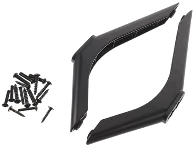 TOYZFRIENDY Supporto Tv da Tavolo con 2 Gamba Rialzate e Viti, Piedini di Supporto Nero per Televisori LED da 26-43 Pollici, Base Stabile Regolabile per Soggiorno e Ufficio