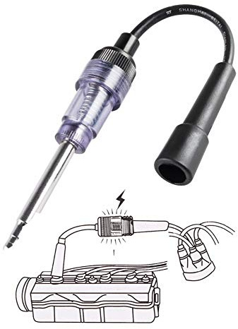 Outil de Test de Diagnostic de Bougie D'allumage de Bobine de Système de Testeur de D'allumage Outil de Détecteur de Diagnostic D'allumage de Moteur pour l'automobile la Voiture la Tondeuse à gazon
