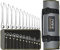 AIRAJ 12Pcs Ratchet Spanner Set (8-19 mm),72 Tooth Combination Spanner Fixed Head Combination Wrench Made of Chrome Vanadium Steel in Roll Bag,Perfect for Home, Car Repairs