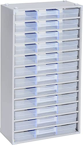 Allit VarioPlus 464800 Kleinteilemagazin Prom 57/36 (B x H x T) 300 x 565 x 140 mm Silber transparent