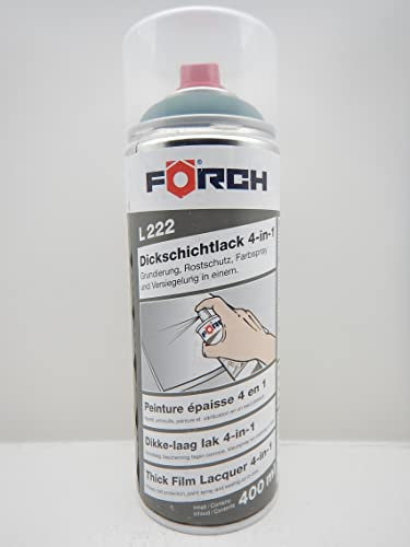 Förch 4 in 1 RAL 6005 MOOSGRÜN GRÜN DICKSCHICKTLACK LACK SPRAY SPRAYDOSE 400ML (1)
