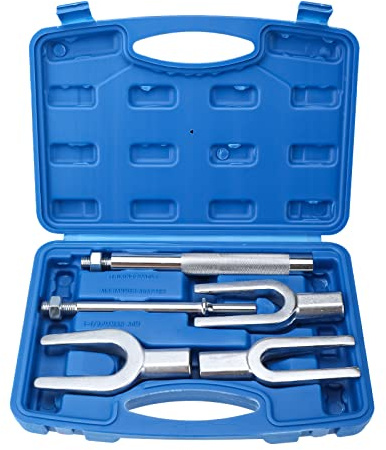 BOOMSTART 5 tlg Trenngabel Kugelgelenk Set, KFZ Spurstangenkopf Abzieher Satz, Kugelgelenk Ausdrücker Trenngabel Set, 17 23 28mm, Manuell oder Pneumatisch