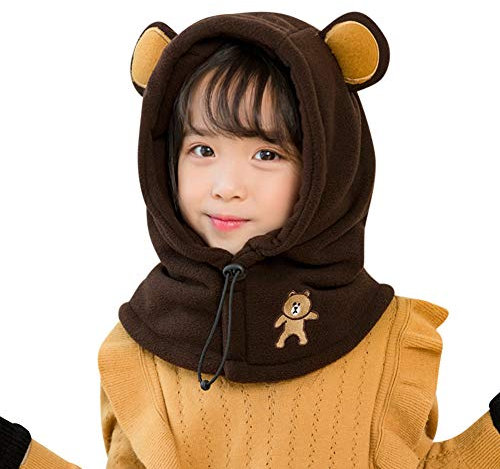 IBLUELOVER Wintermütze Kinder Fliegermütze Warm Pilotenmütze Winddicht Baumwollmütze Jungen Mädchen Trappermütze mit Ohrenschutz Mundschutz Outdoor Sport Skimütze für Radfahren Snowboard Camping